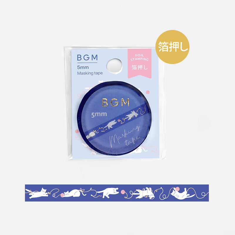 BGM Skinny Foil Washi Tape - Star