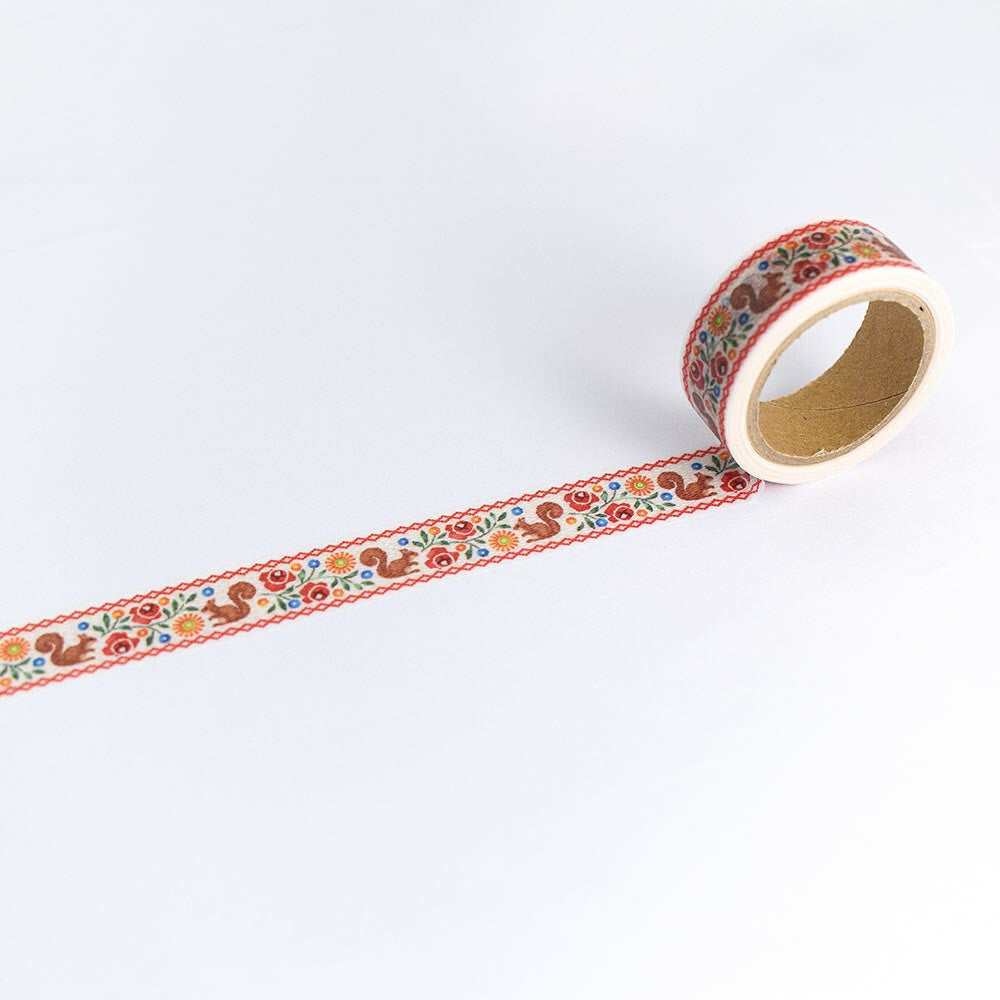 Tyrol Squirrel Japanese Washi Tape