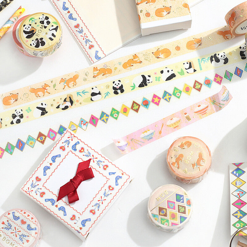Snow Crystal Glitter Washi Tape Masking Tape