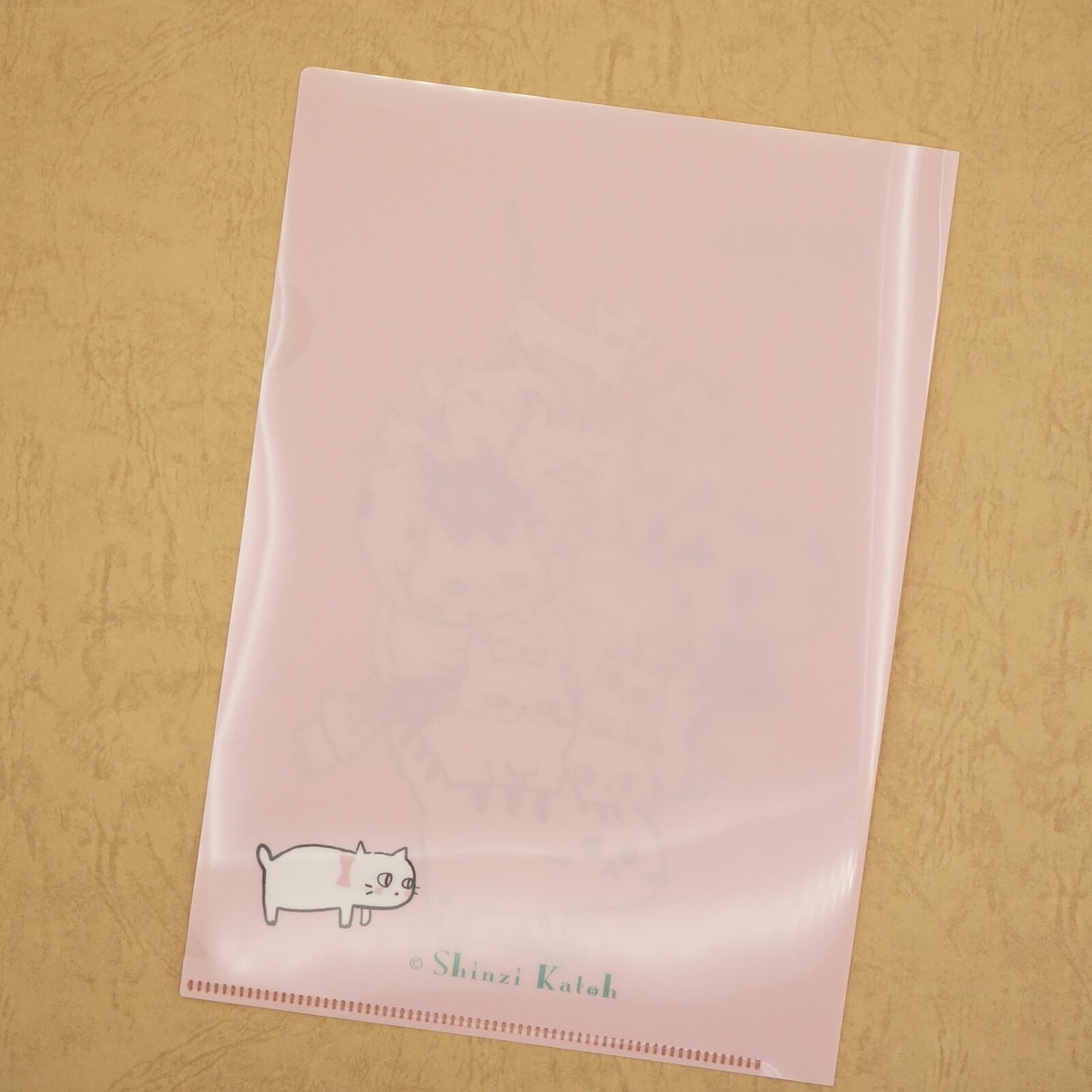 Cat Hill A5 file Folder Organizer Pink Shinzi Katoh Design