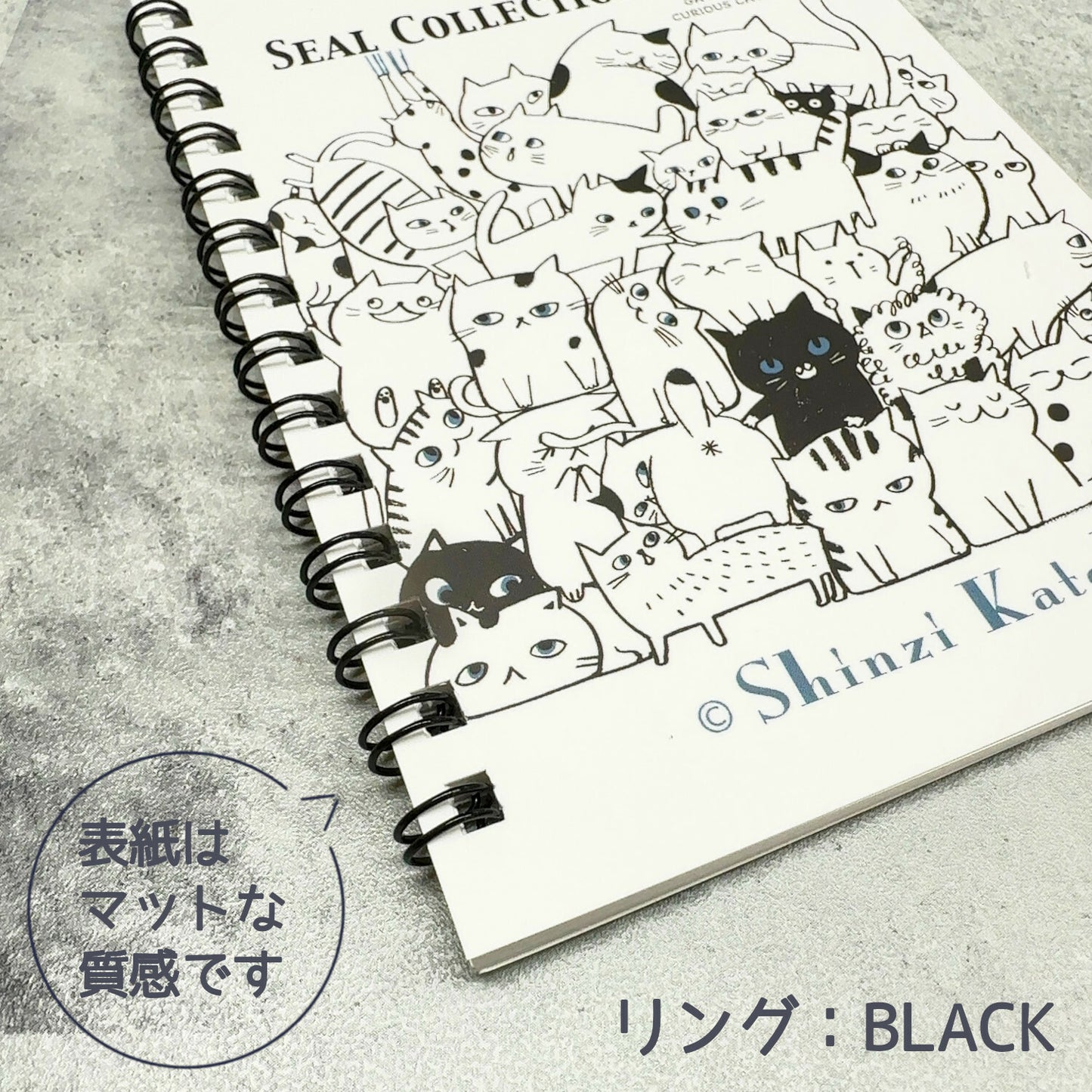 Cat Notebook for Washi Tape and Sticker Collection Cat Hill Shinzi Katoh Design