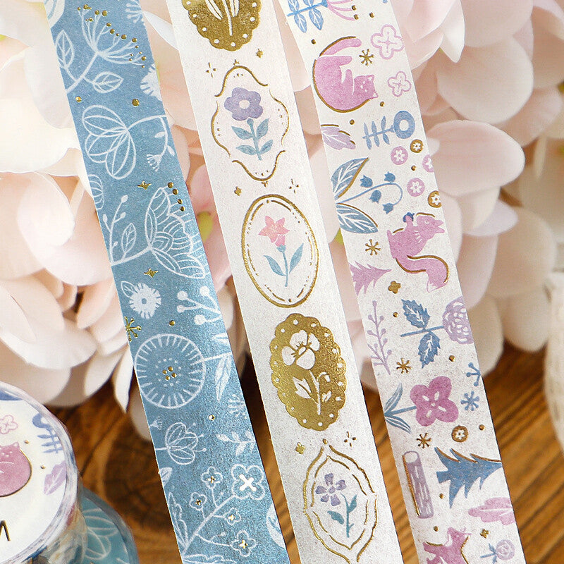 Forest Song Glitter Washi Tape Masking Tape