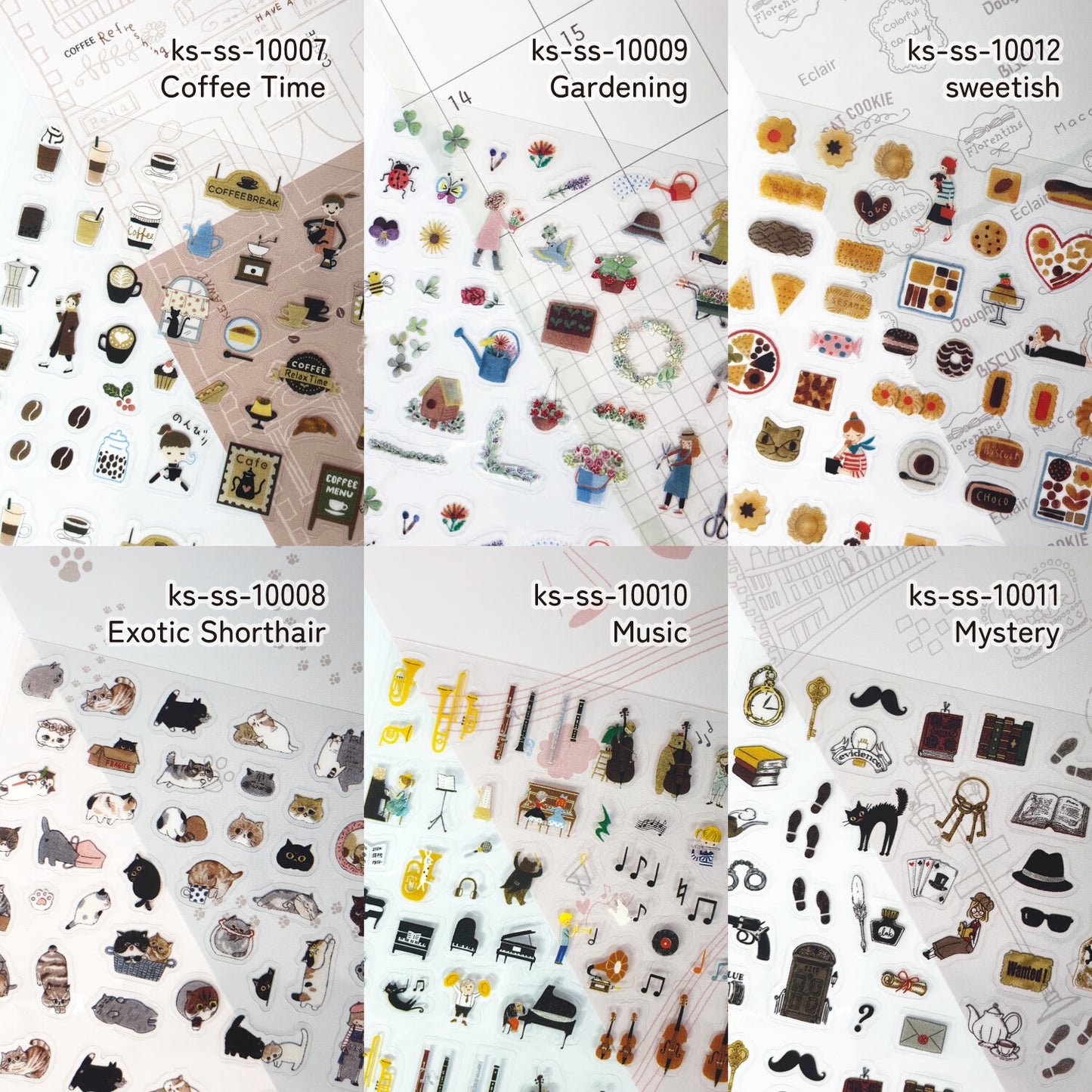 Cat Exotic Shorthair Stickers for Planner