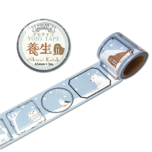 Polar Animals Yojo Tape Removable Tape Packing Tape Decoration Tape