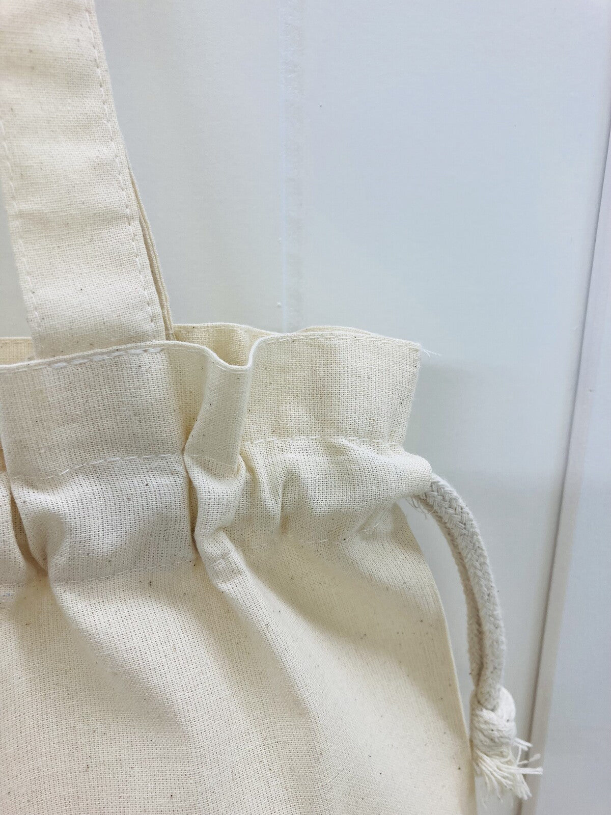 Bird Wreath Lightweight Cotton Drawstring Tote Bag Eco Bag