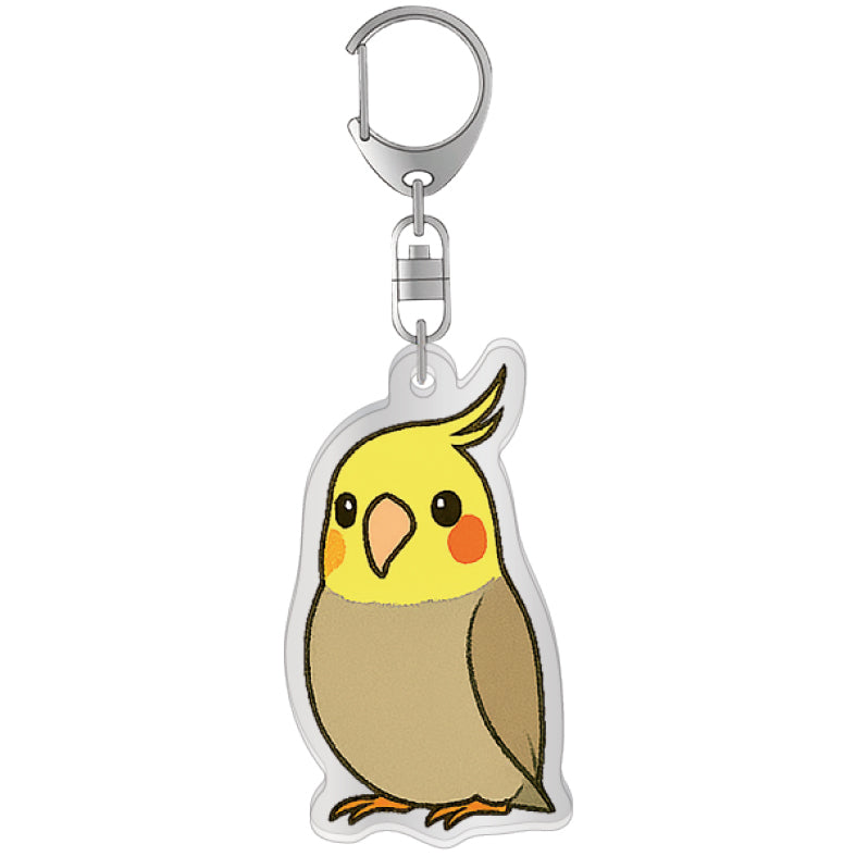 (Made-to-order requests are currently closed. Please wait until we reopen.) Made-to-Order Cockatiel Acrylic Key Holder