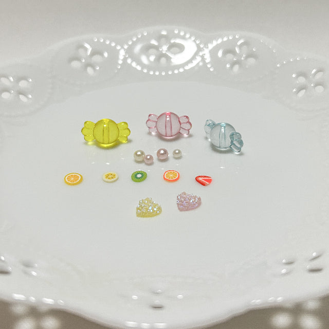 Budgie Candy Bag Shaker Charm Blue