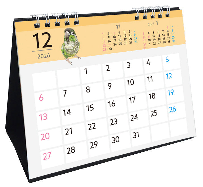 2026 Beautiful Birds Desk Calendar