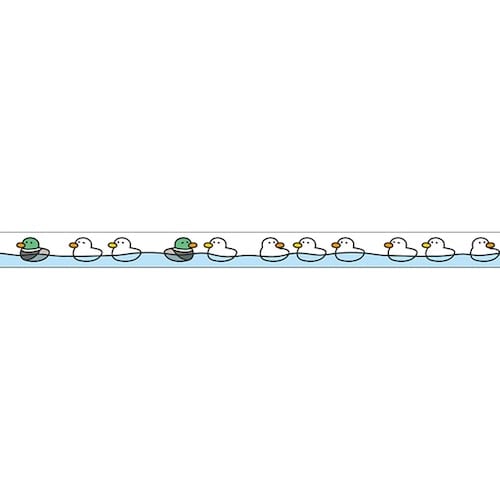 Duck Transparent PET Deco Tape Slim Size - Sweet Birdie Boutique International