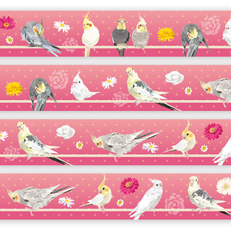 Cockatiel Japanese Washi Tape Masking Tape