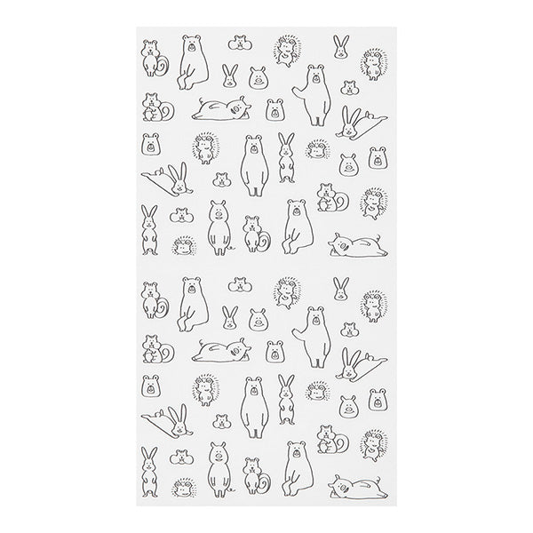 Removable Animal Stickers for Planner