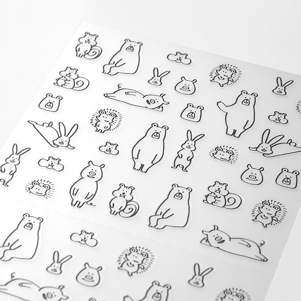 Removable Animal Stickers for Planner