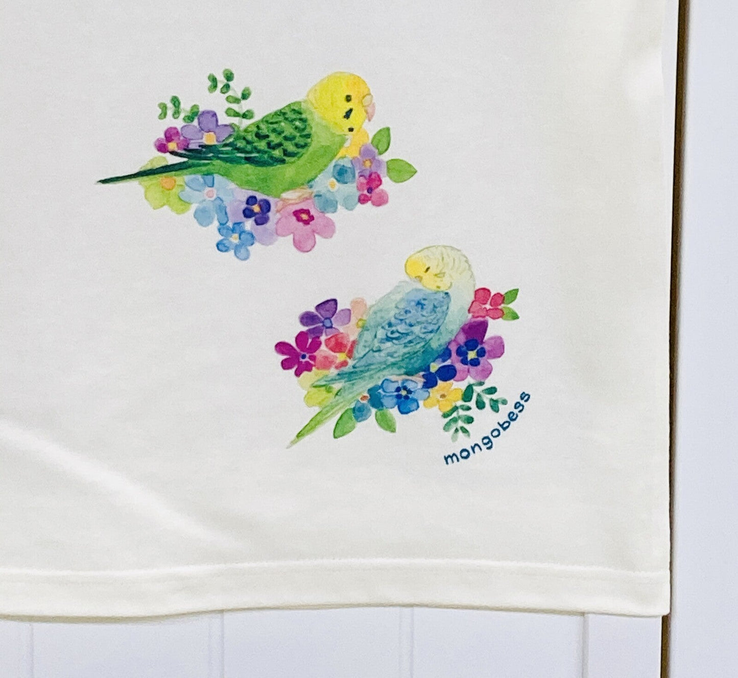 Budgie Flower Women's T-shirt (Made to Order)