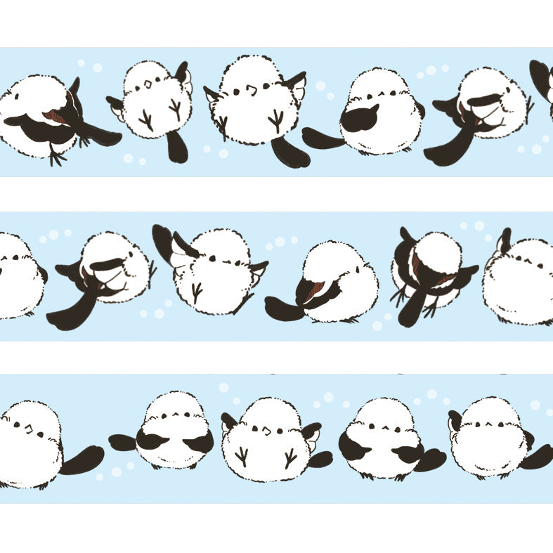 Long-tailed Tit Japanese Washi Tape Masking Tape