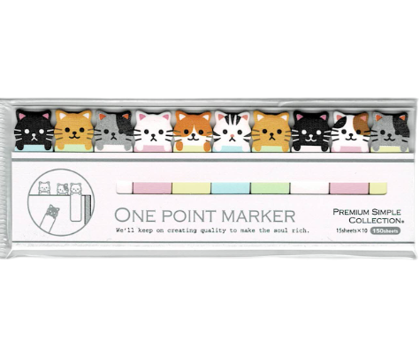 Cat Sticky Notes Mini Size