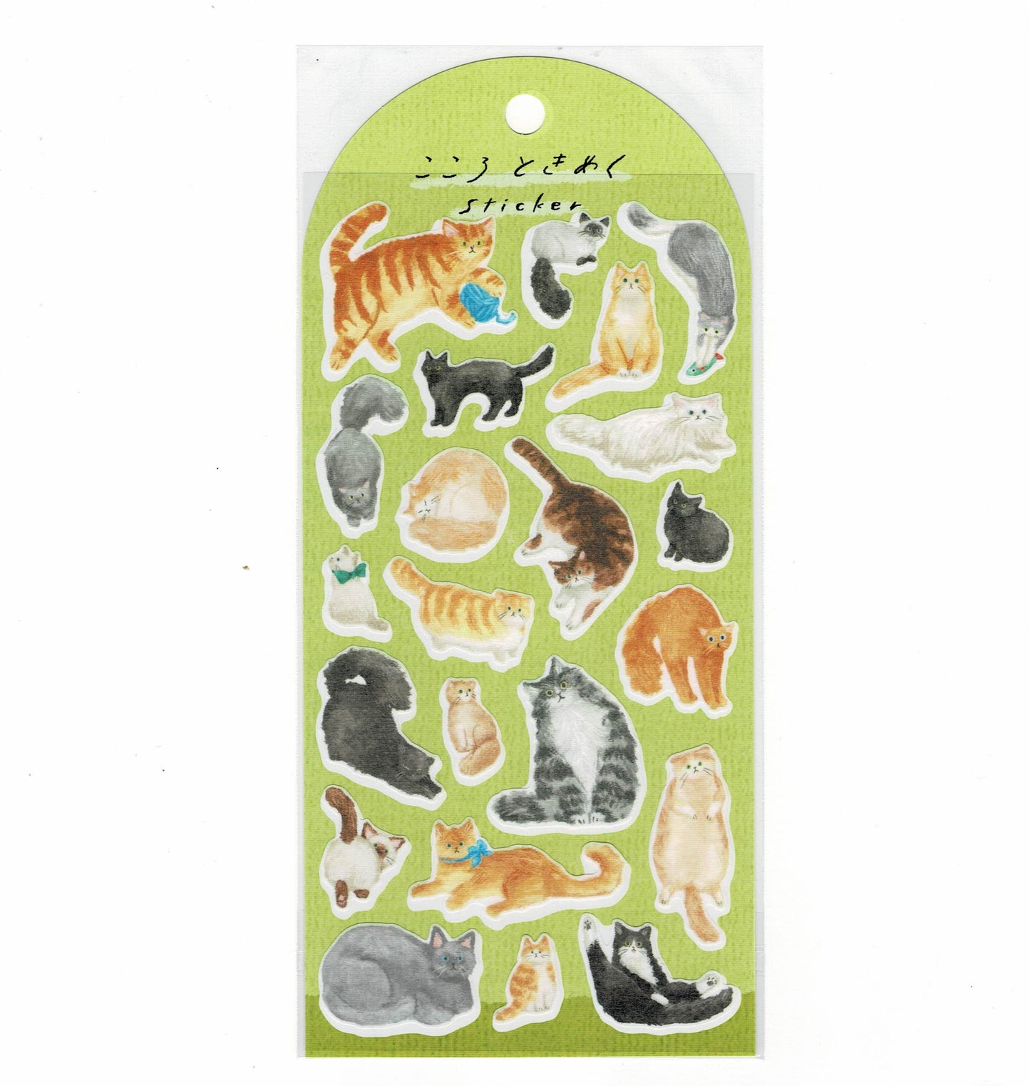 Cat Japanese Washi Stickers