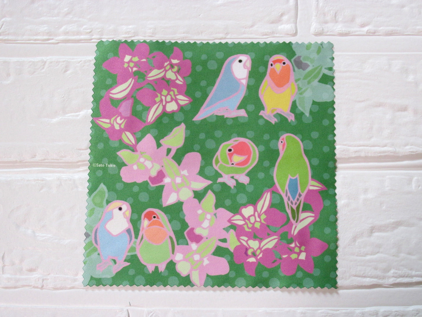 Lovebird Lens Cloth Microfiber Cloth