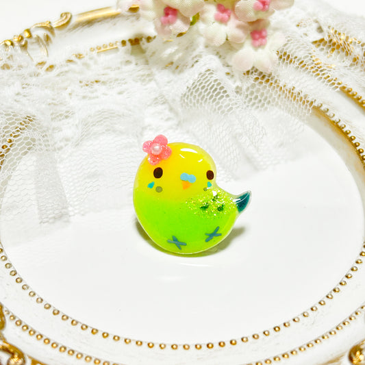 Budgie Pin Brooch