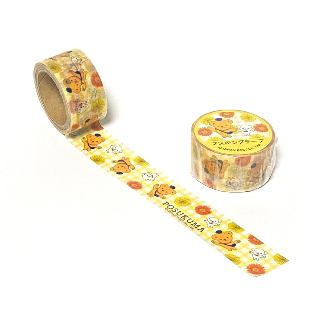 Posukuma Bear Japanese Washi Tape Masking Tape