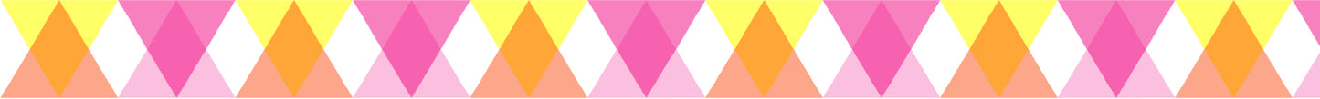 mt deco Triangle & Diamond Pink Japanese Washi Tape