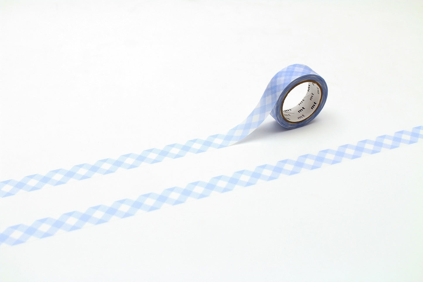 mt deco Gingham Check Pastel Ultra Marine Japanese Washi Tape