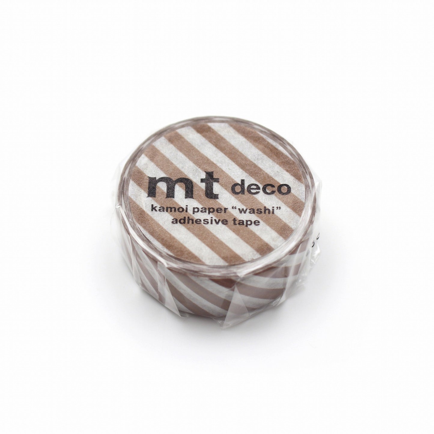 mt Deco Stripe Brown Japanese Washi Tape Masking Tape