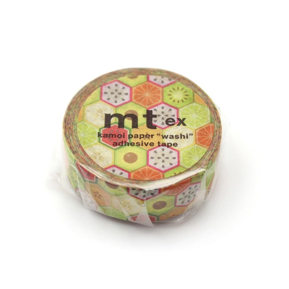 mt ex Fruit Hexagon Japanese Washi Tape