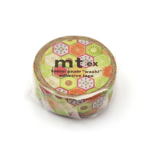 mt ex Fruit Hexagon Japanese Washi Tape