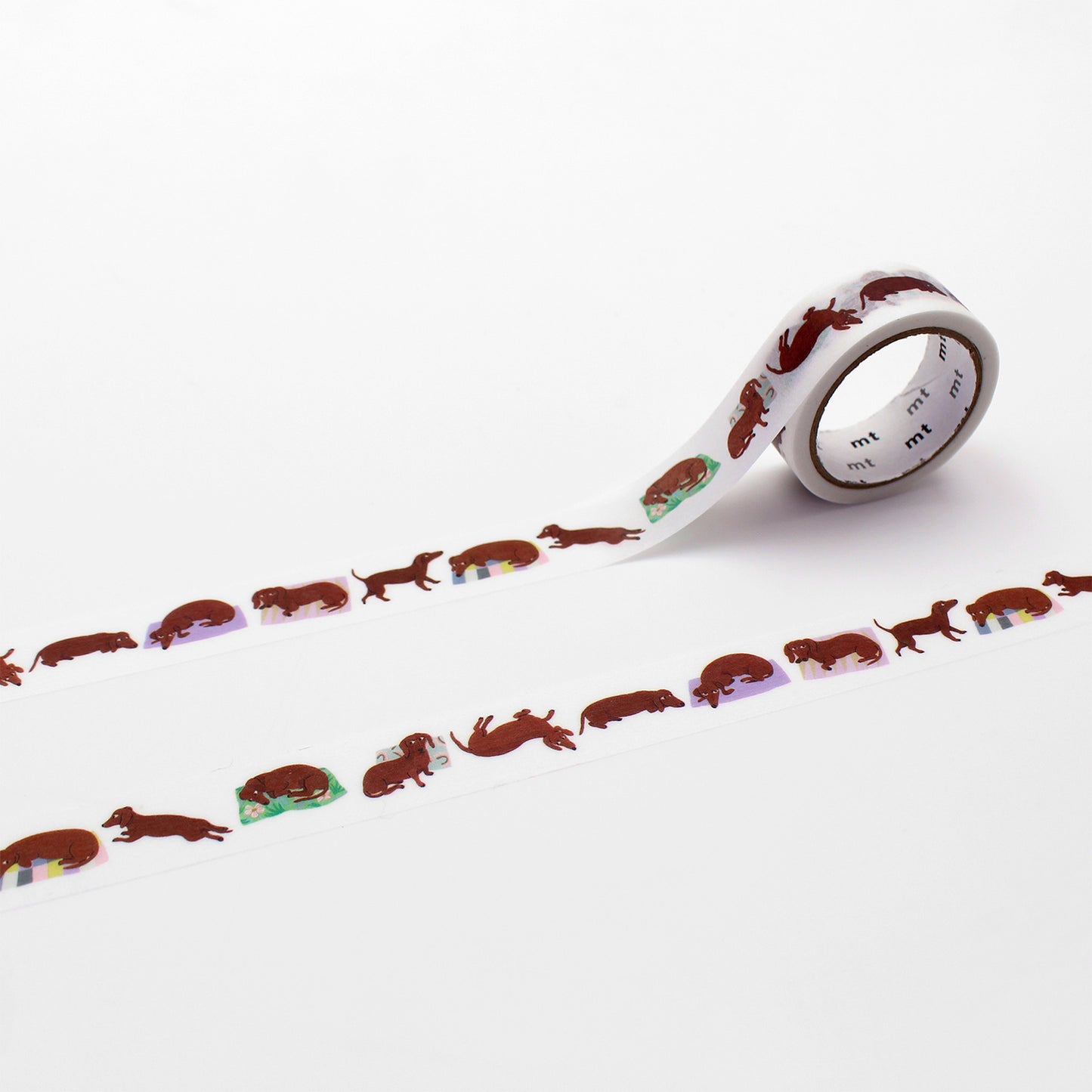 mt x Lea Maupetit Sausage Dog Japanese Washi Tape Masking Tape