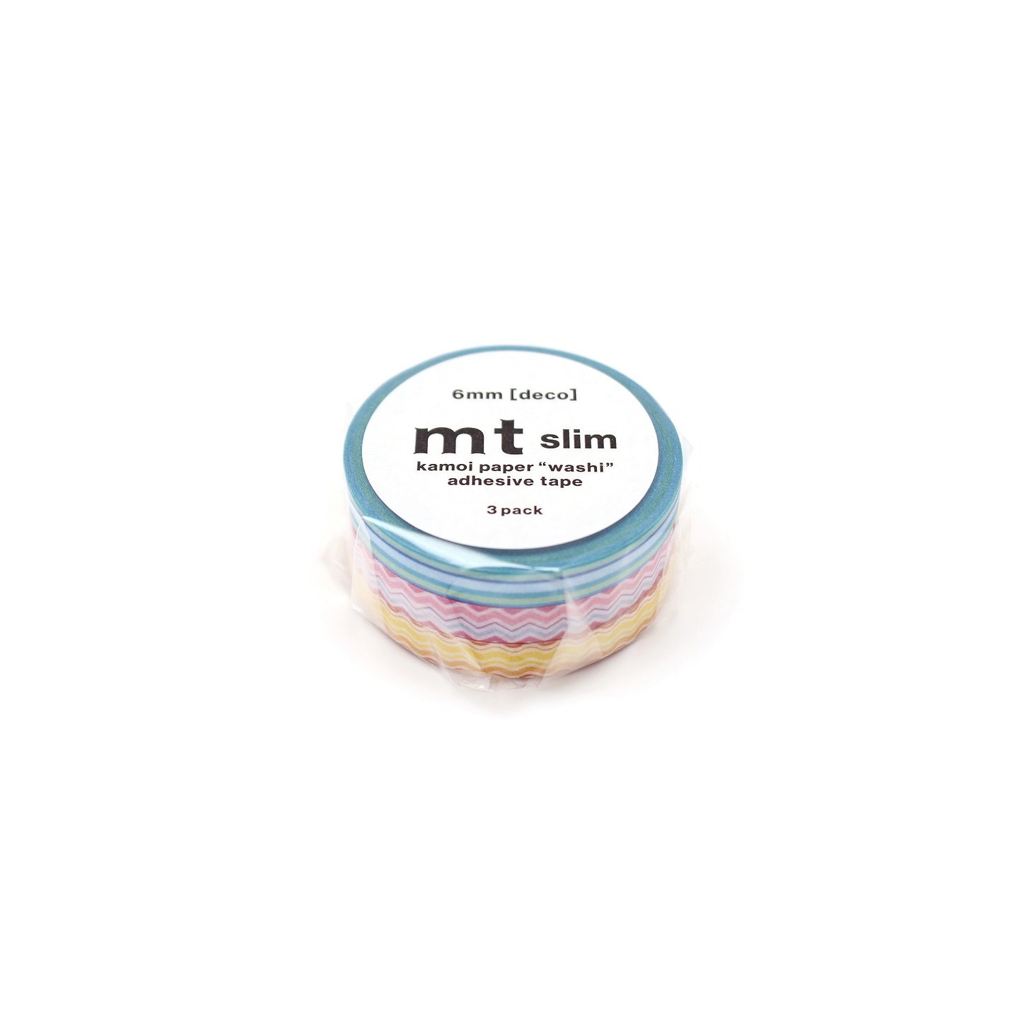 mt slim deco Line Japanese Washi Tape 6mm 3 Rolls