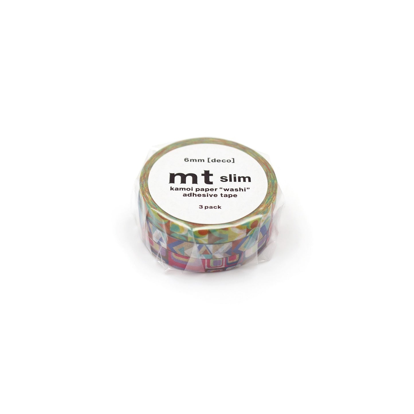 mt slim deco Retro Japanese Washi Tape 6mm 3 Rolls
