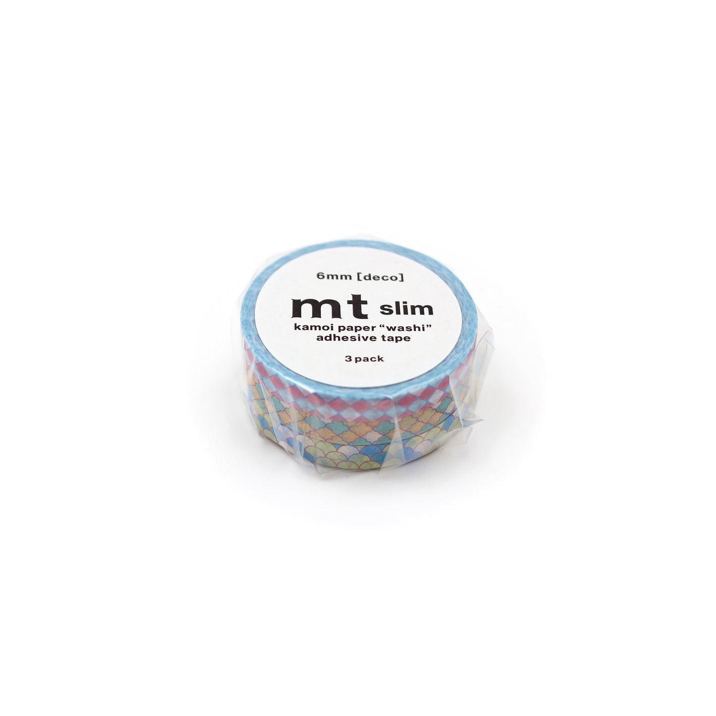 mt slim deco Tile Japanese Washi Tape 6mm 3 Rolls