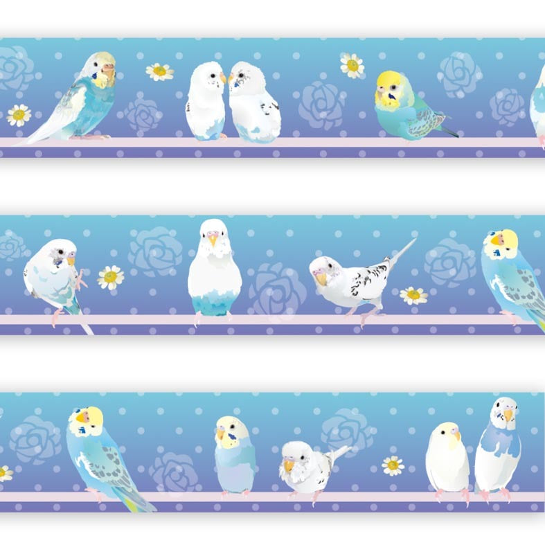 Budgie Japanese Washi Tape Masking Tape