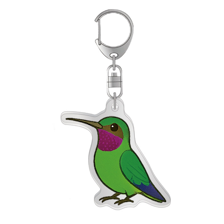 (Made-to-order requests are currently closed. Please wait until we reopen.) Made-to-Order Hummingbird Acrylic Key Holder