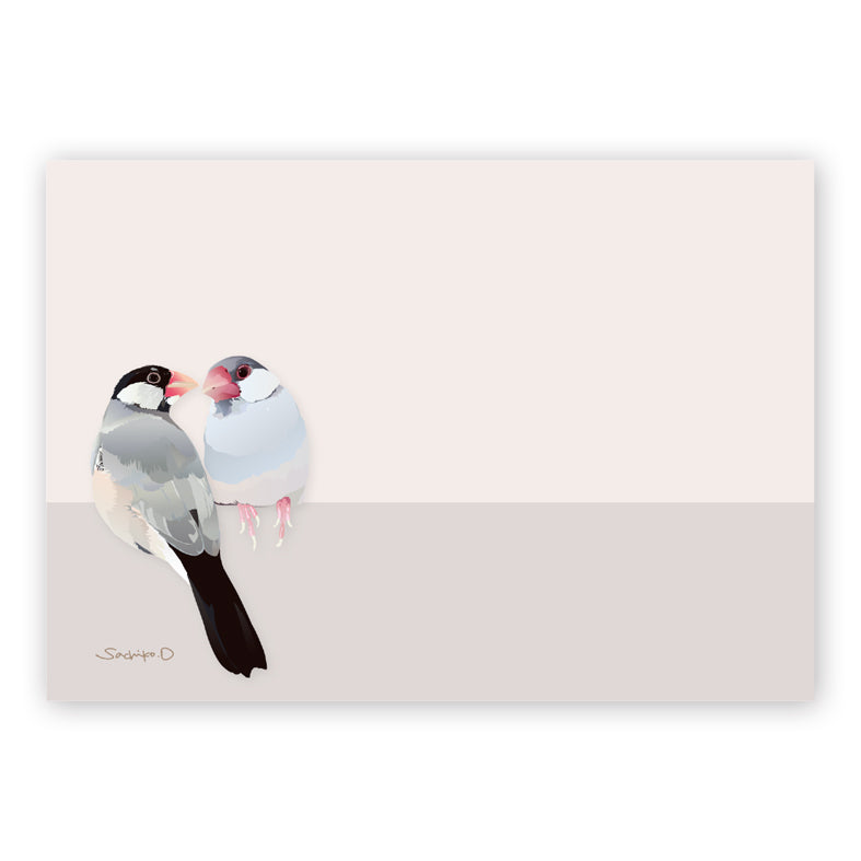 Java Sparrow Memo Pad