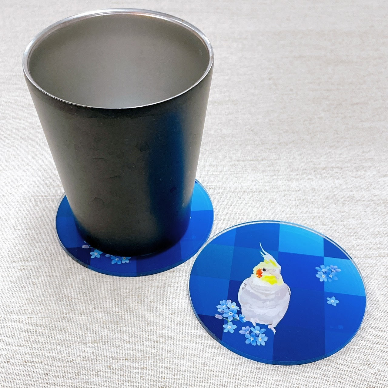 Cockatiel Acrylic Coaster