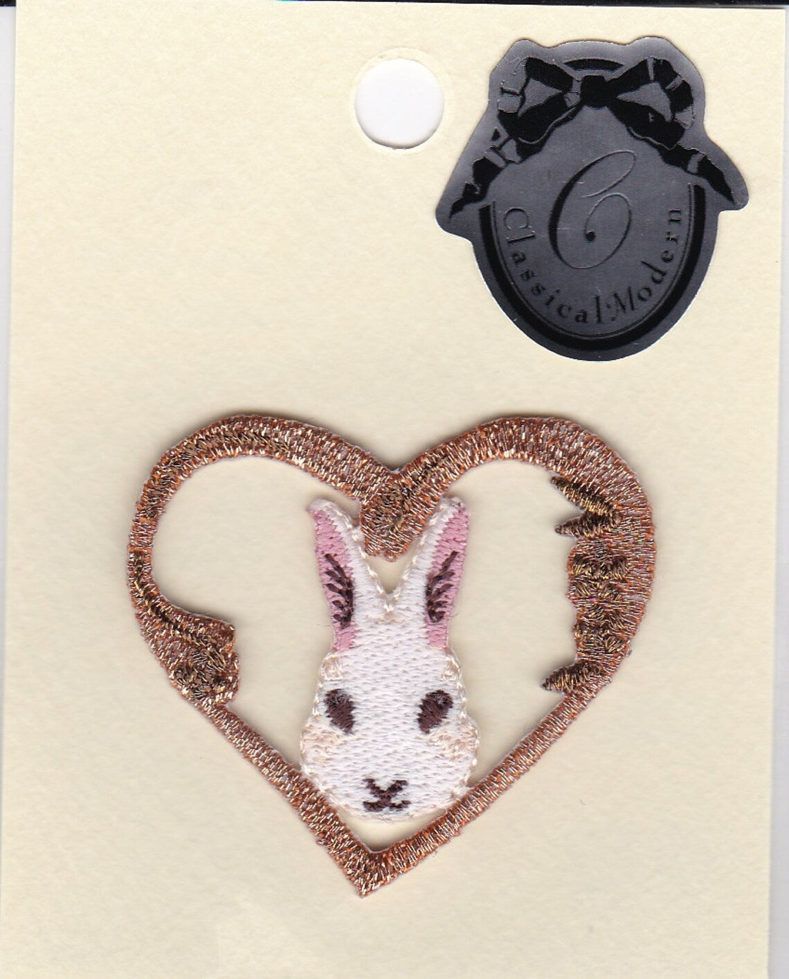 Rabbit Iron-on Applique Iron-on Felt Patch
