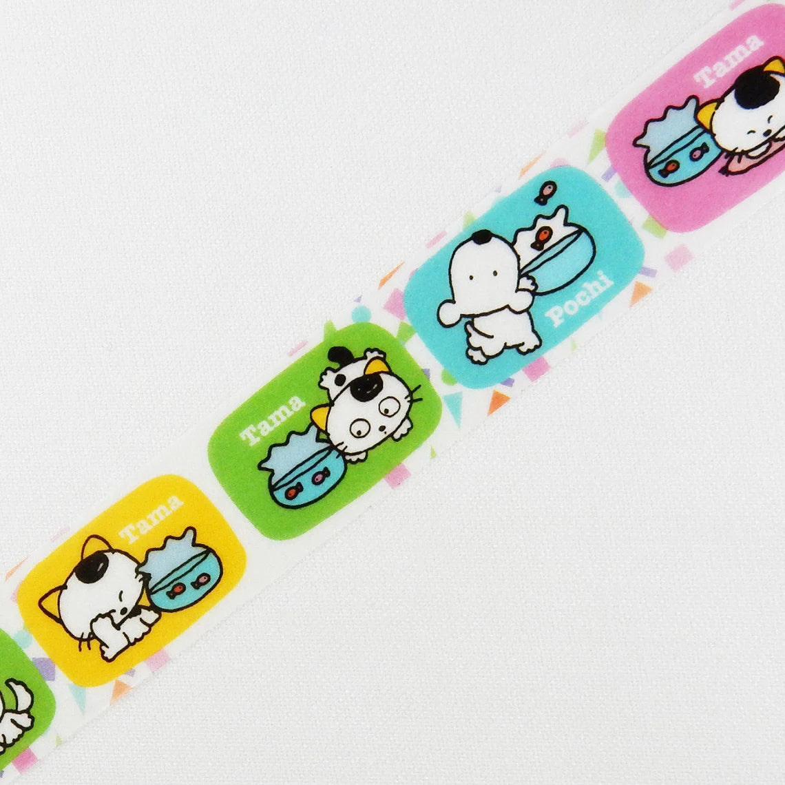 Cat and Dog Tama & Friends Japanese Washi Tape