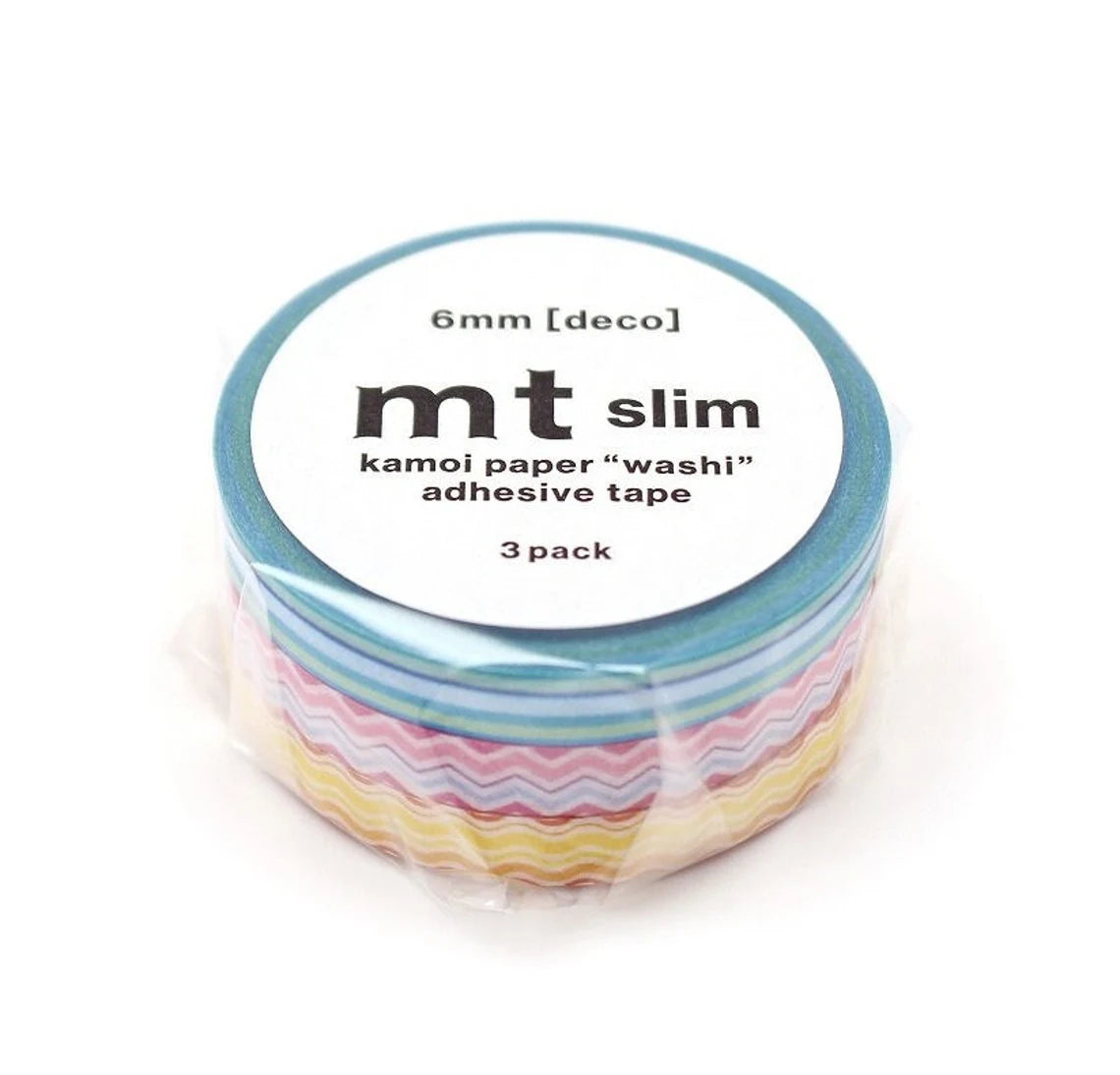 Slim Japanese thin washi tape, three (3) rolls of 3mm x 10M mt washi  masking tape
