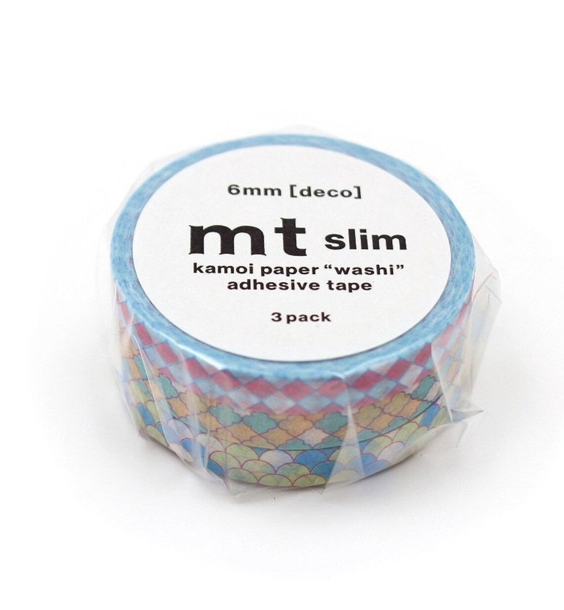 mt slim deco Tile Japanese Washi Tape 6mm 3 Rolls