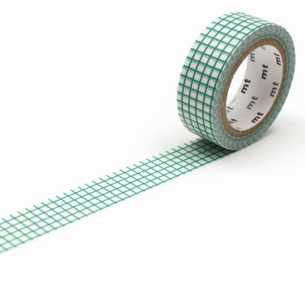 mt Grid Emerald Japanese Washi Tape