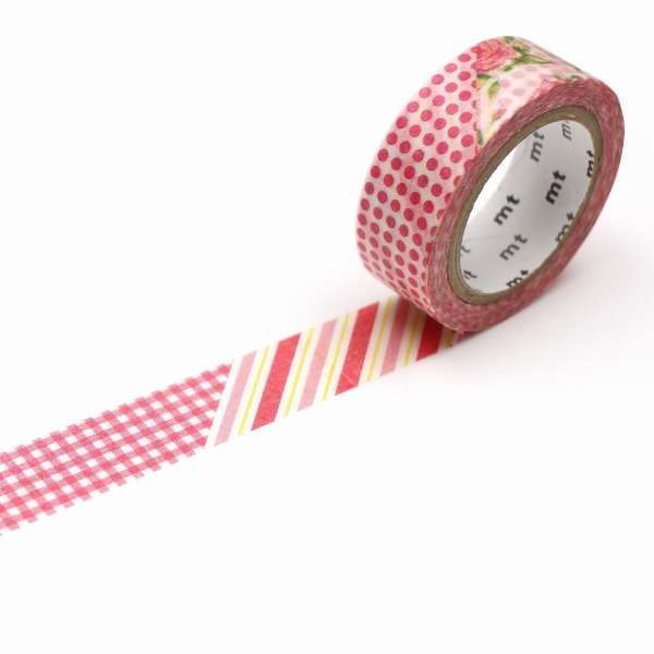 mt ex Flower Red R Japanese Washi Tape