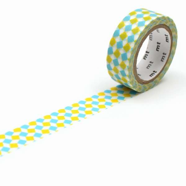 mt deco Square Yellow Japanese Washi Tape
