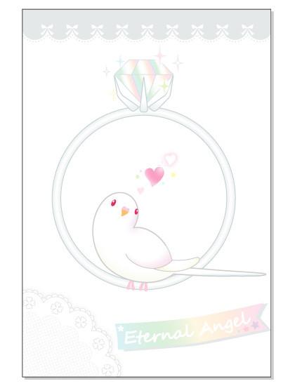 Budgie Budgerigar Parakeet Postcard - Boutique SWEET BIRDIE