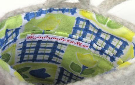 Budgie Budgerigar Parakeet Wool Felted Pochette Bag Purse - Boutique Sweet Birdie