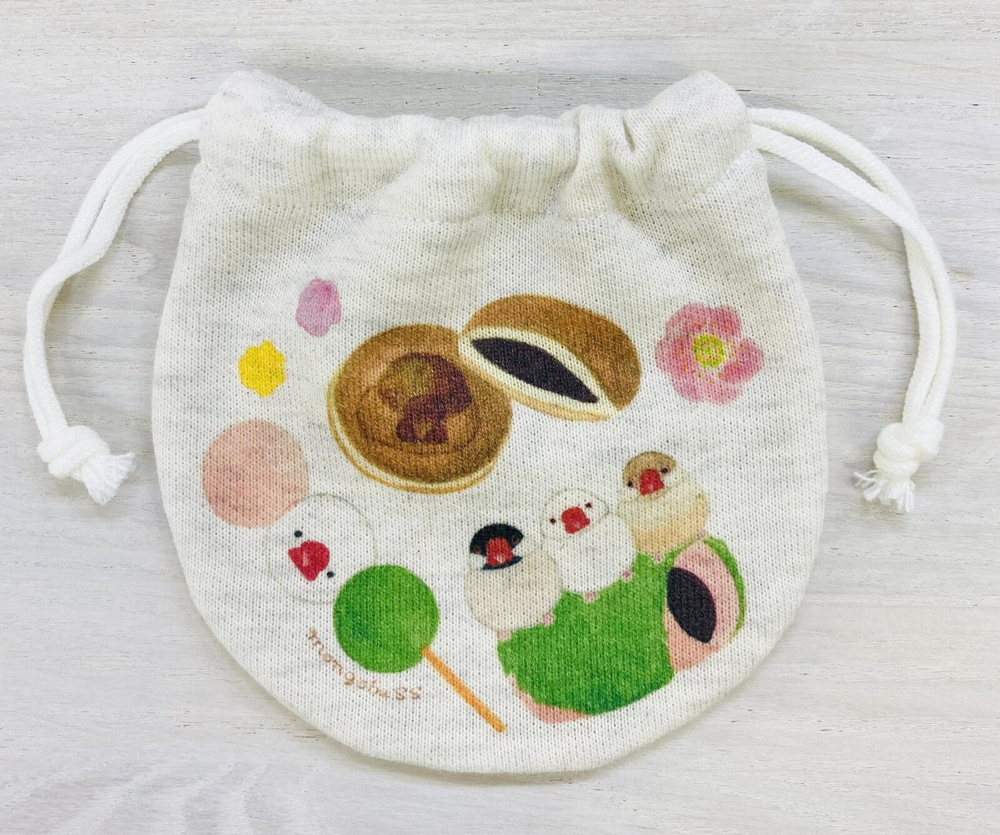 Java Sparrow Drawstring Bag Mini Size