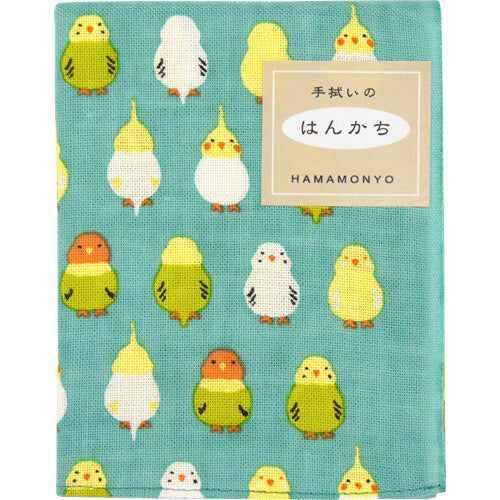 Budgie Cockatiel Lovebird Tenugui Handkerchief Cloth