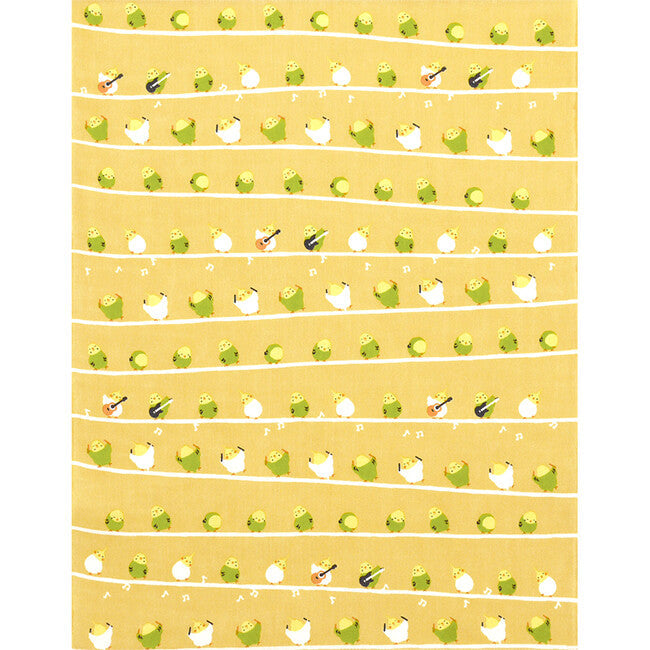Budgie Cockatiel Tenugui Handkerchief Cloth