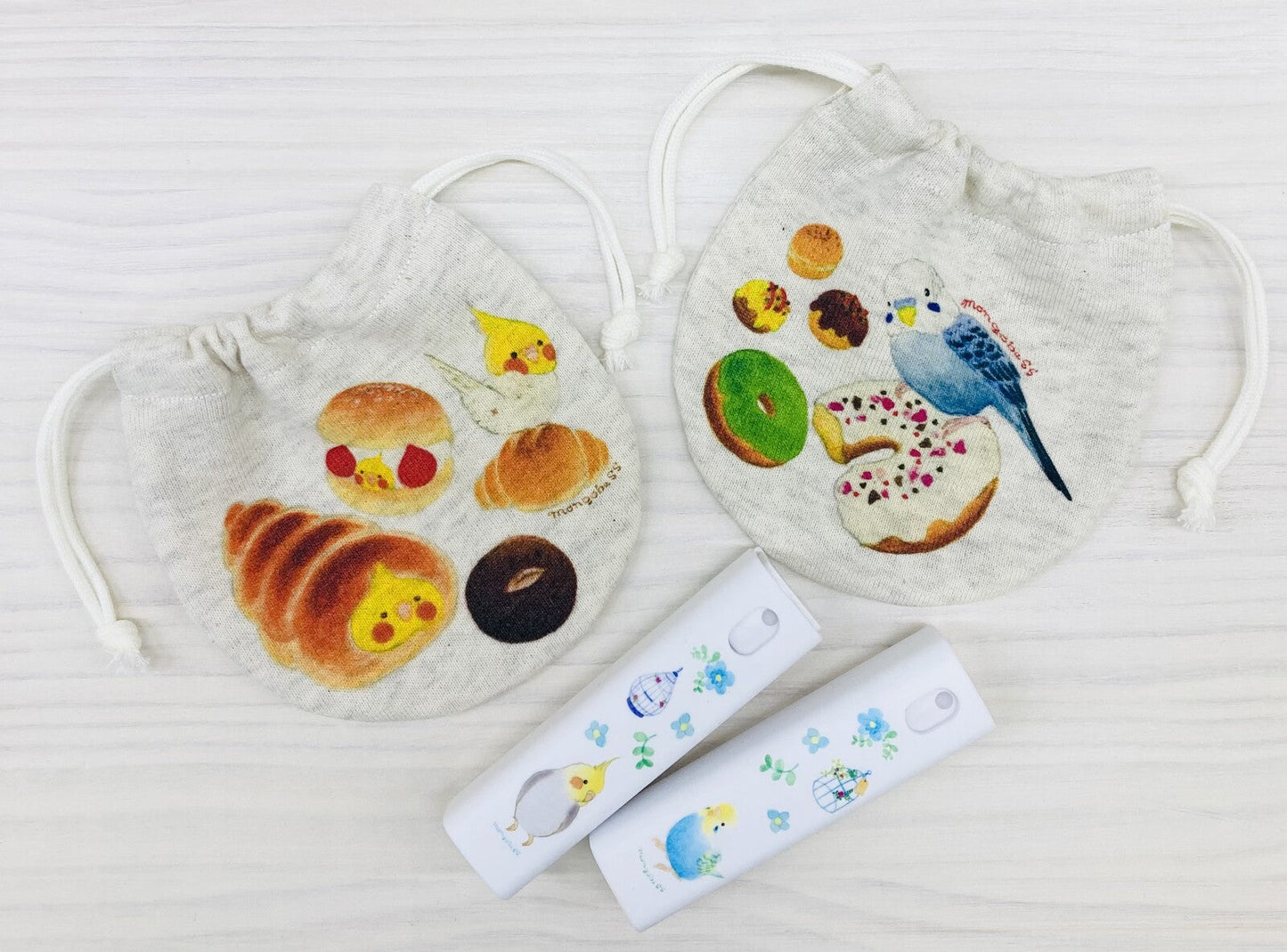 Budgie Drawstring Bag Mini Size