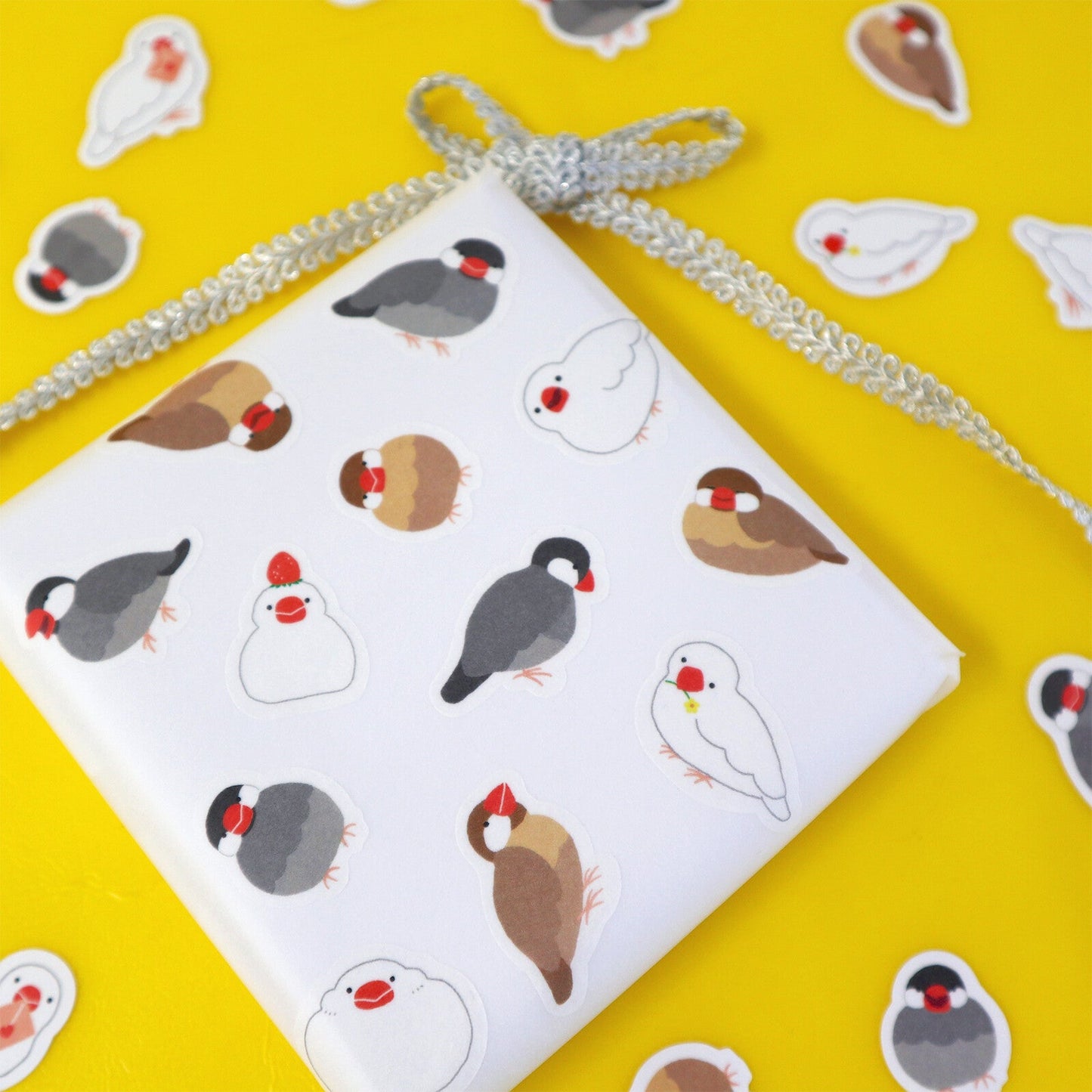 Java Sparrow Stickers Flakes